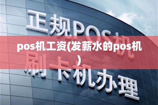 pos机工资(发薪水的pos机)