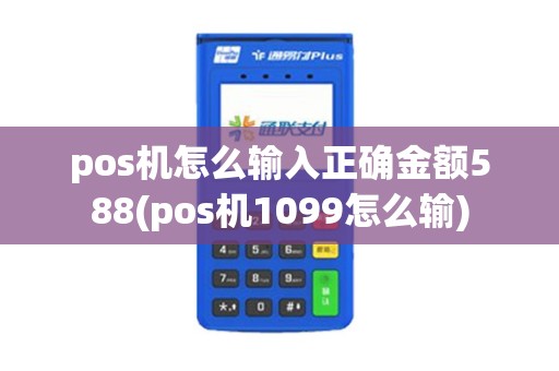 pos机怎么输入正确金额588(pos机1099怎么输)