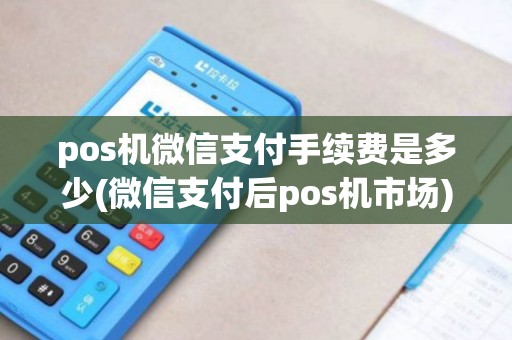 pos机微信支付手续费是多少(微信支付后pos机市场)