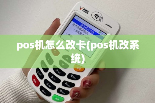 pos机怎么改卡(pos机改系统)