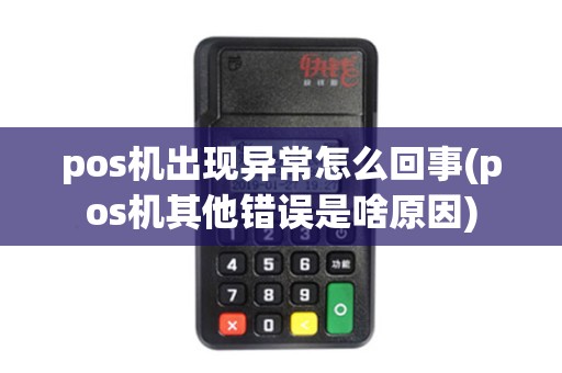 pos机出现异常怎么回事(pos机其他错误是啥原因)