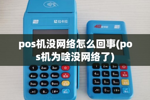 pos机没网络怎么回事(pos机为啥没网络了)