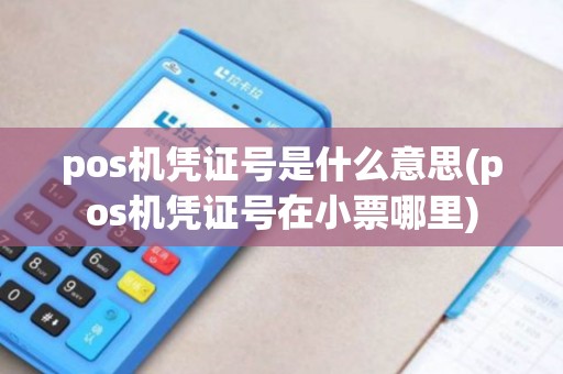 pos机凭证号是什么意思(pos机凭证号在小票哪里)