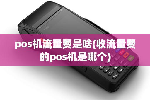 pos机流量费是啥(收流量费的pos机是哪个)