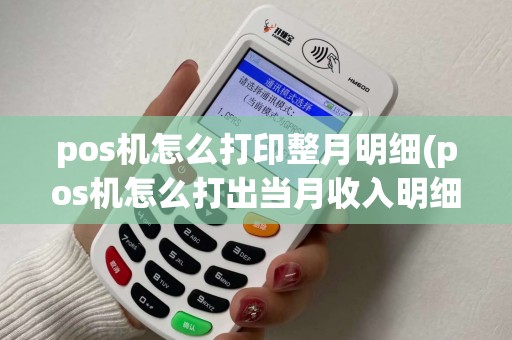 pos机怎么打印整月明细(pos机怎么打出当月收入明细)