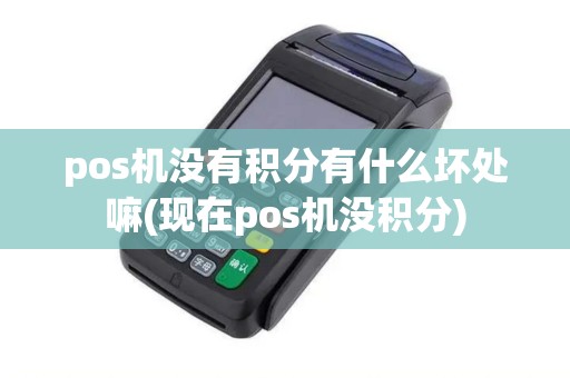 pos机没有积分有什么坏处嘛(现在pos机没积分)