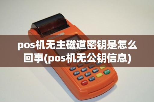 pos机无主磁道密钥是怎么回事(pos机无公钥信息)