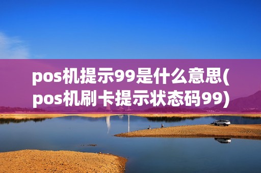 pos机提示99是什么意思(pos机刷卡提示状态码99)