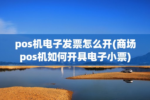 pos机电子发票怎么开(商场pos机如何开具电子小票)