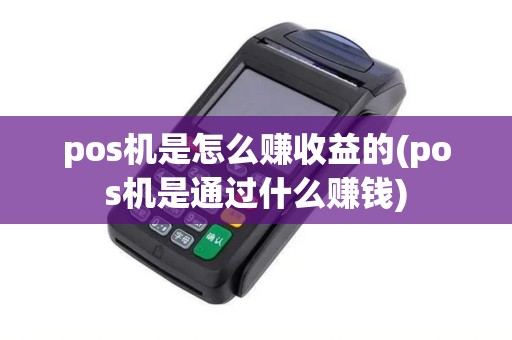 pos机是怎么赚收益的(pos机是通过什么赚钱)