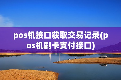pos机接口获取交易记录(pos机刷卡支付接口)
