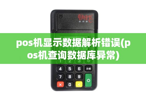 pos机显示数据解析错误(pos机查询数据库异常)