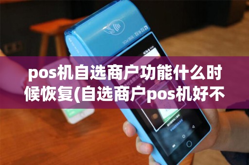 pos机自选商户功能什么时候恢复(自选商户pos机好不好)