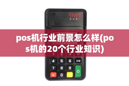 pos机行业前景怎么样(pos机的20个行业知识)