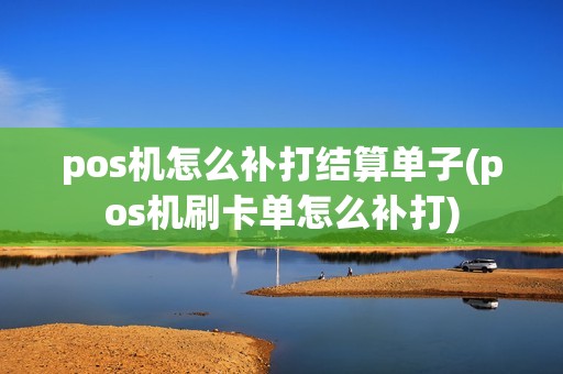 pos机怎么补打结算单子(pos机刷卡单怎么补打)