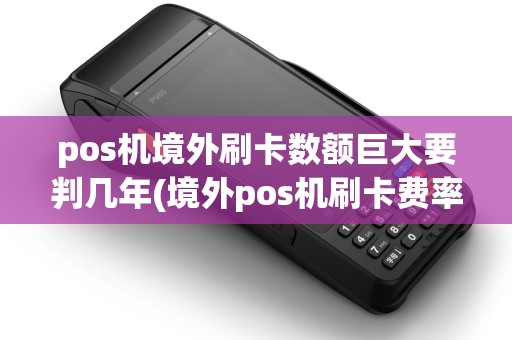 pos机境外刷卡数额巨大要判几年(境外pos机刷卡费率差)