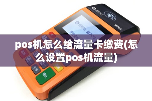 pos机怎么给流量卡缴费(怎么设置pos机流量)
