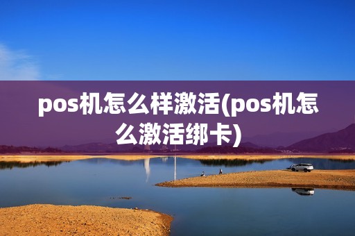 pos机怎么样激活(pos机怎么激活绑卡)