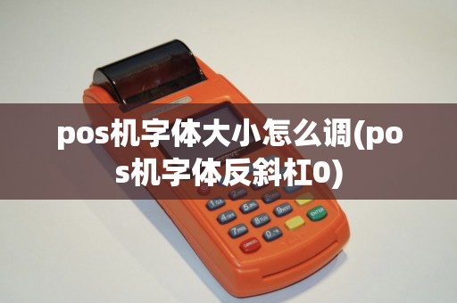 pos机字体大小怎么调(pos机字体反斜杠0)
