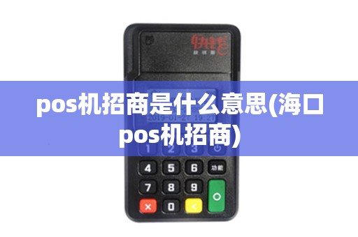 pos机招商是什么意思(海口pos机招商)