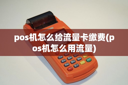 pos机怎么给流量卡缴费(pos机怎么用流量)