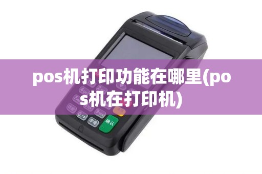 pos机打印功能在哪里(pos机在打印机)
