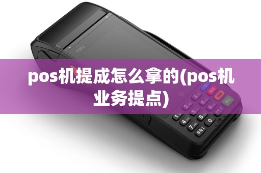 pos机提成怎么拿的(pos机业务提点)