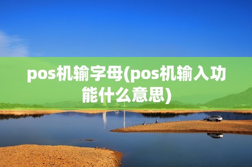 pos机输字母(pos机输入功能什么意思)