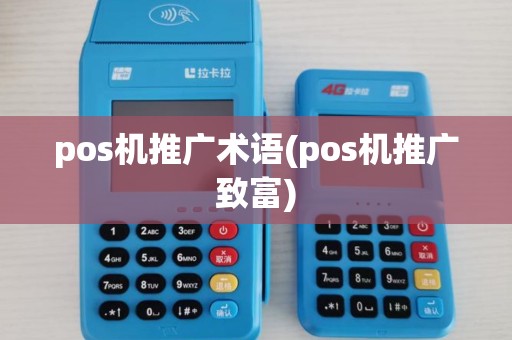 pos机推广术语(pos机推广致富)