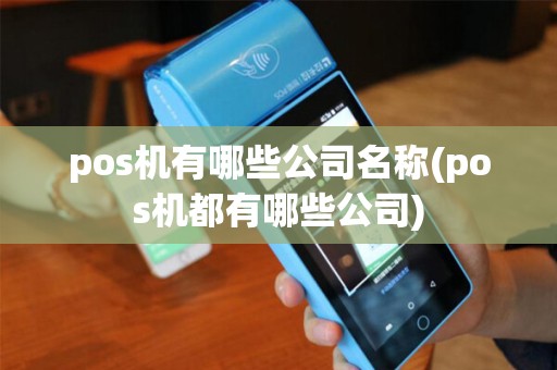 pos机有哪些公司名称(pos机都有哪些公司)