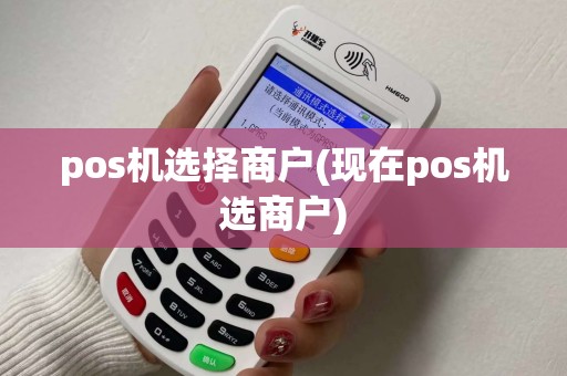 pos机选择商户(现在pos机选商户)