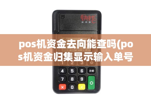 pos机资金去向能查吗(pos机资金归集显示输入单号)
