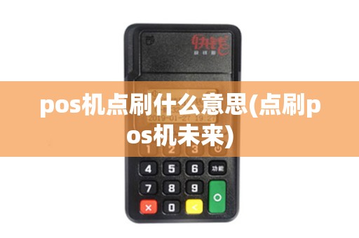 pos机点刷什么意思(点刷pos机未来)