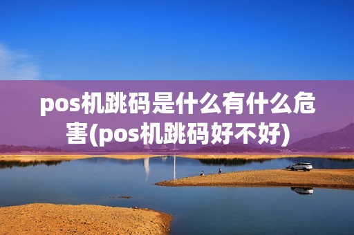 pos机跳码是什么有什么危害(pos机跳码好不好)