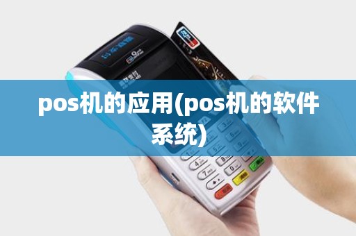 pos机的应用(pos机的软件系统)