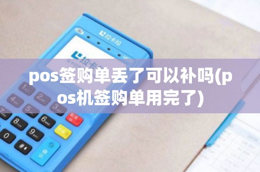 pos签购单丢了可以补吗(pos机签购单用完了)