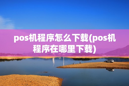 pos机程序怎么下载(pos机程序在哪里下载)