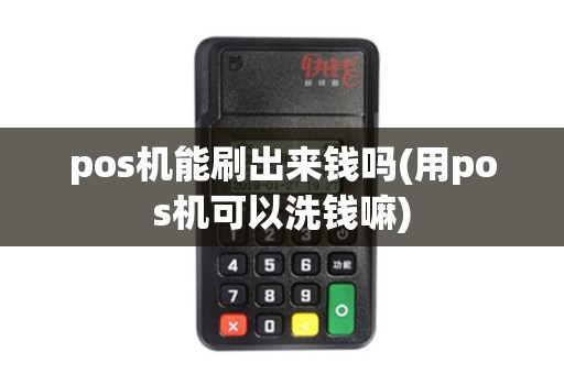 pos机能刷出来钱吗(用pos机可以洗钱嘛)