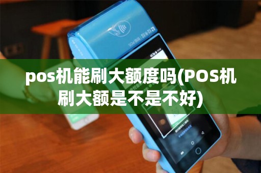 pos机能刷大额度吗(POS机刷大额是不是不好)