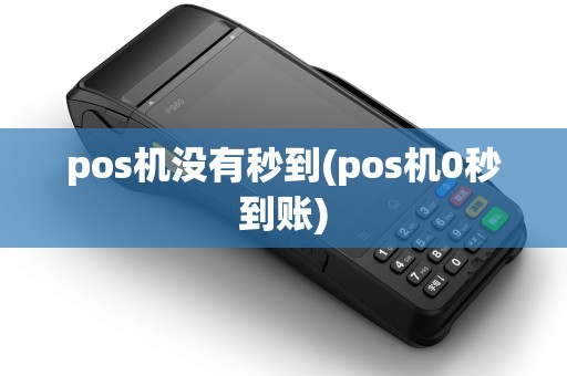 pos机没有秒到(pos机0秒到账)