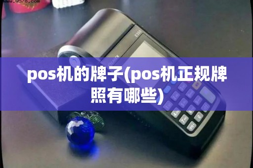 pos机的牌子(pos机正规牌照有哪些)