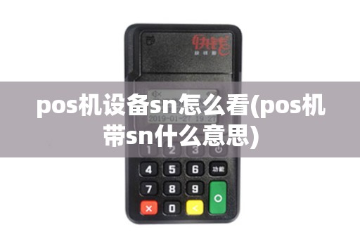 pos机设备sn怎么看(pos机带sn什么意思)