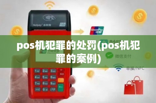 pos机犯罪的处罚(pos机犯罪的案例)
