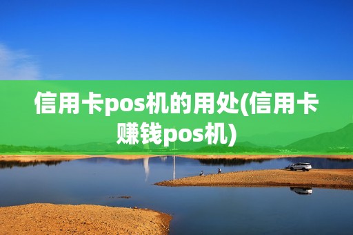 信用卡pos机的用处(信用卡赚钱pos机)