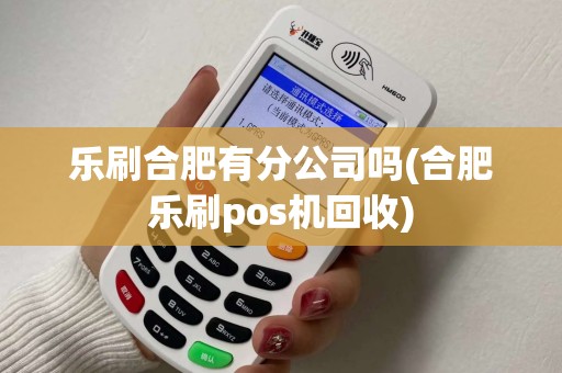 乐刷合肥有分公司吗(合肥乐刷pos机回收)