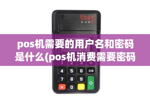 pos机需要的用户名和密码是什么(pos机消费需要密码是什么)