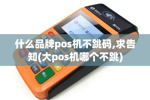 什么品牌pos机不跳码,求告知(大pos机哪个不跳)