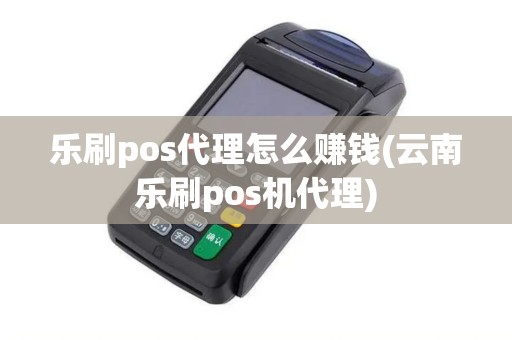 乐刷pos代理怎么赚钱(云南乐刷pos机代理)