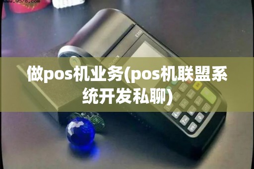 做pos机业务(pos机联盟系统开发私聊)