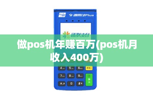 做pos机年赚百万(pos机月收入400万)